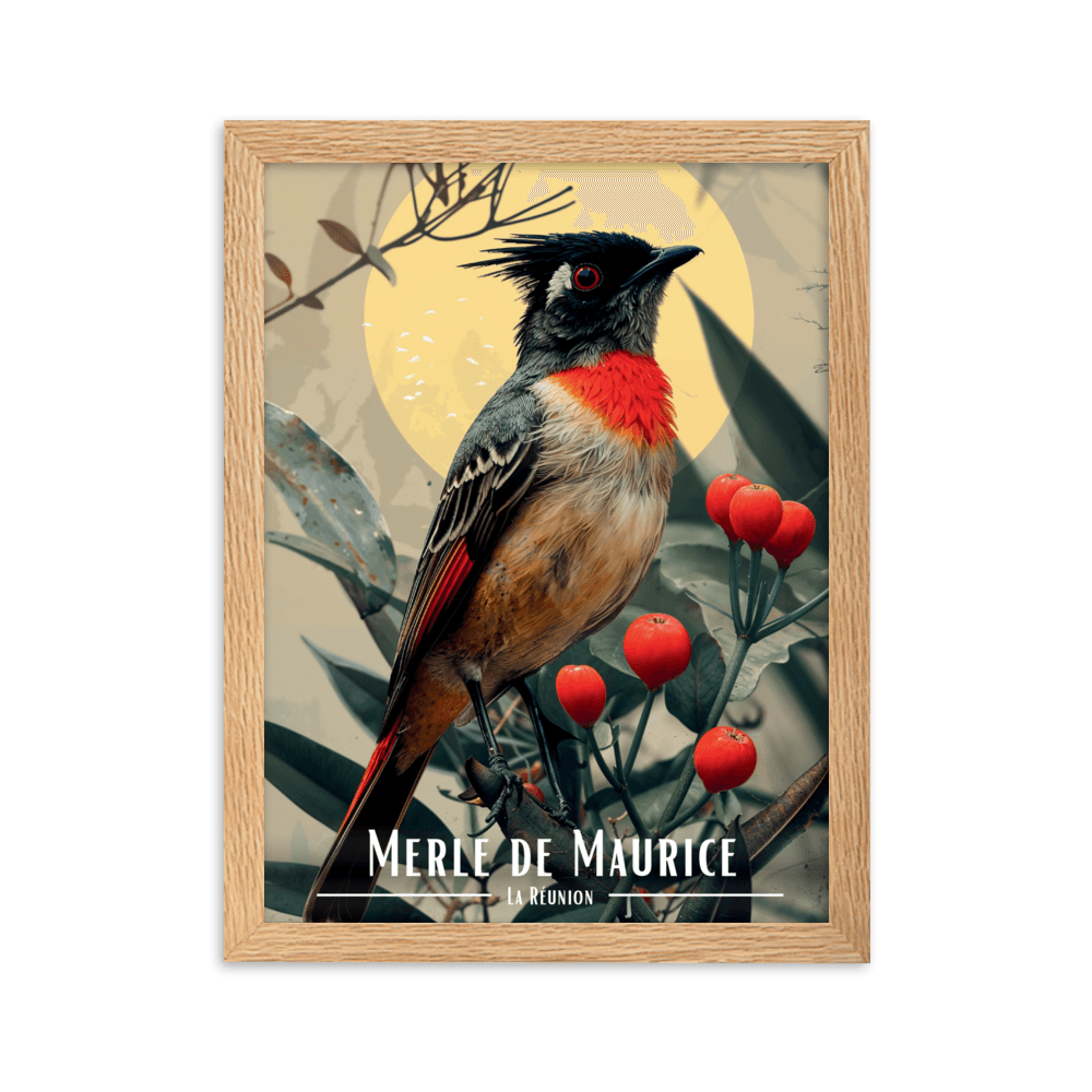 Tableau Merle maurice Merle maurice - 30 × 40 cm / Oak - UNIV'ÎLE