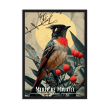 Tableau Merle maurice Merle maurice - 50 × 70 cm / Noir - UNIV'ÎLE