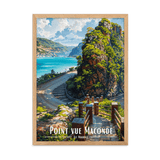Tableau Point vue Maconde Point vue Maconde - 50 × 70 cm / Oak - UNIV'ÎLE