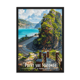 Tableau Point vue Maconde Point vue Maconde - 50 × 70 cm / Noir - UNIV'ÎLE