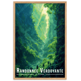 Tableau Randonnée Verdoyante Randonnée Verdoyante - 61 × 91 cm / Oak - UNIV'ÎLE