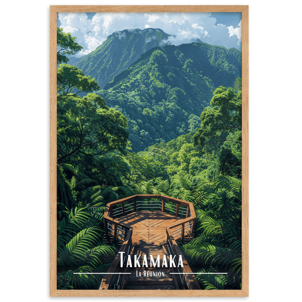Tableau Takamaka Takamaka - 61 × 91 cm / Oak - UNIV'ÎLE