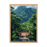 Tableau Takamaka Takamaka - 50 × 70 cm / Oak - UNIV'ÎLE