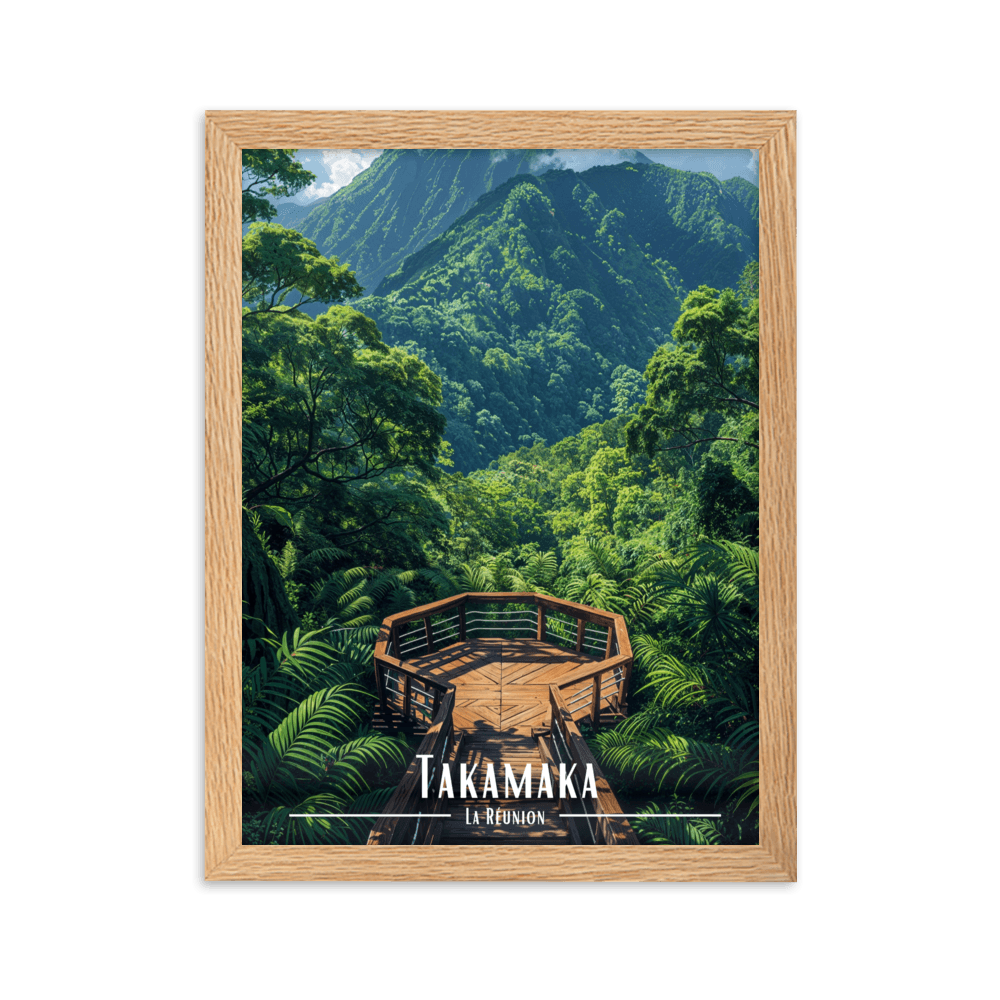 Tableau Takamaka Takamaka - 30 × 40 cm / Oak - UNIV'ÎLE