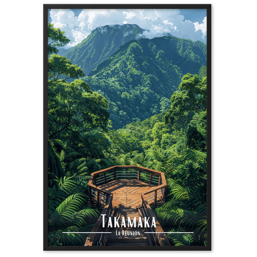 Tableau Takamaka Takamaka - 61 × 91 cm / Noir - UNIV'ÎLE