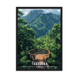 Tableau Takamaka Takamaka - 50 × 70 cm / Noir - UNIV'ÎLE