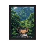 Tableau Takamaka Takamaka - 30 × 40 cm / Noir - UNIV'ÎLE