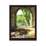 Tableau Vanille Bourbon Vanille Bourbon - 30 × 40 cm / Noir - UNIV'ÎLE