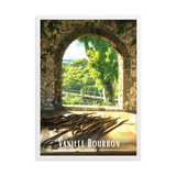 Tableau Vanille Bourbon Vanille Bourbon - 50 × 70 cm / Blanc - UNIV'ÎLE
