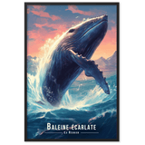 Magnifique Baleine Sautant Hors de l'Eau - UNIV'ÎLE